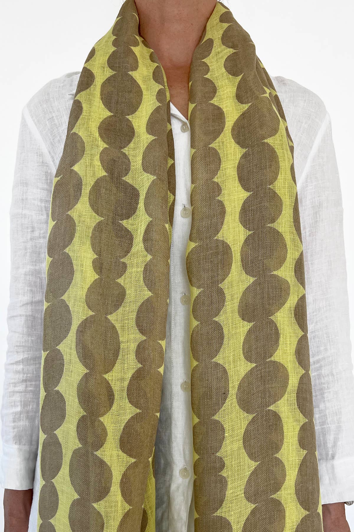 Totem Linen Scarf