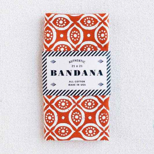 Paisley Bandana Marmalade Orange