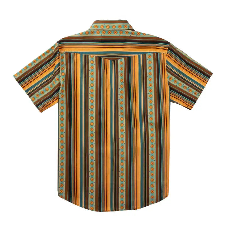 Serape Short Sleeve Men's Shirt - Harvest