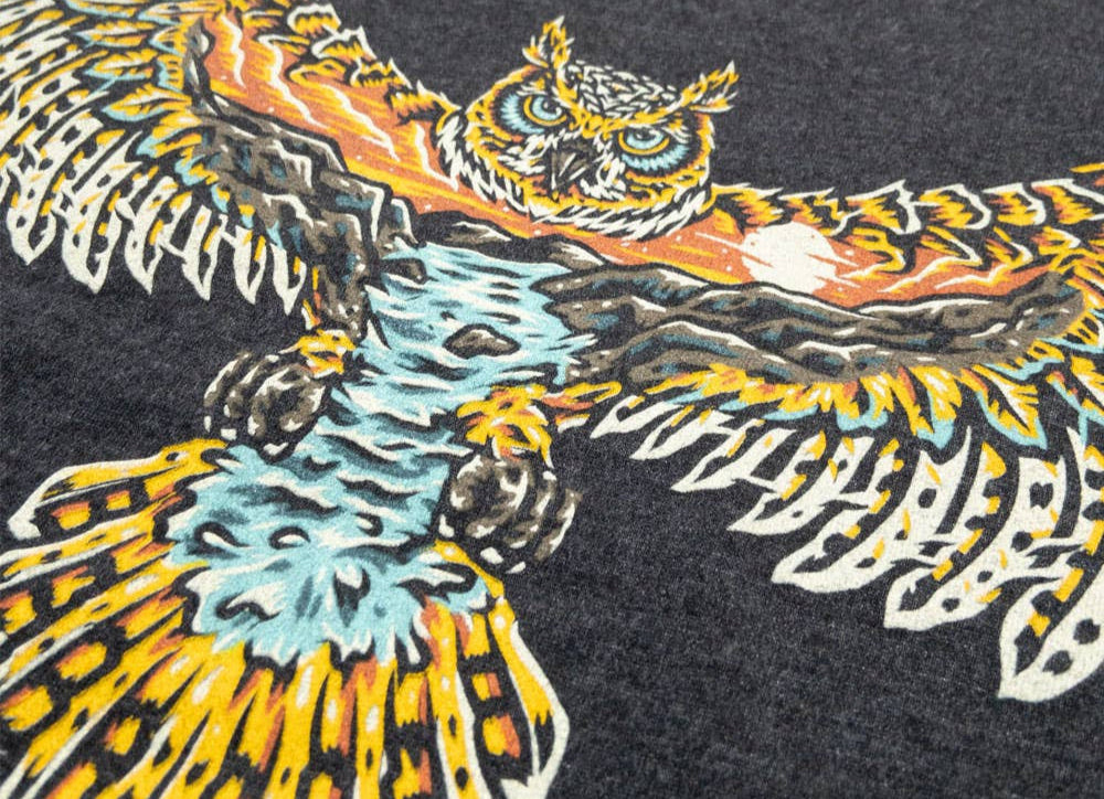 Mountain Owl Long Sleeve T-shirt - Unisex