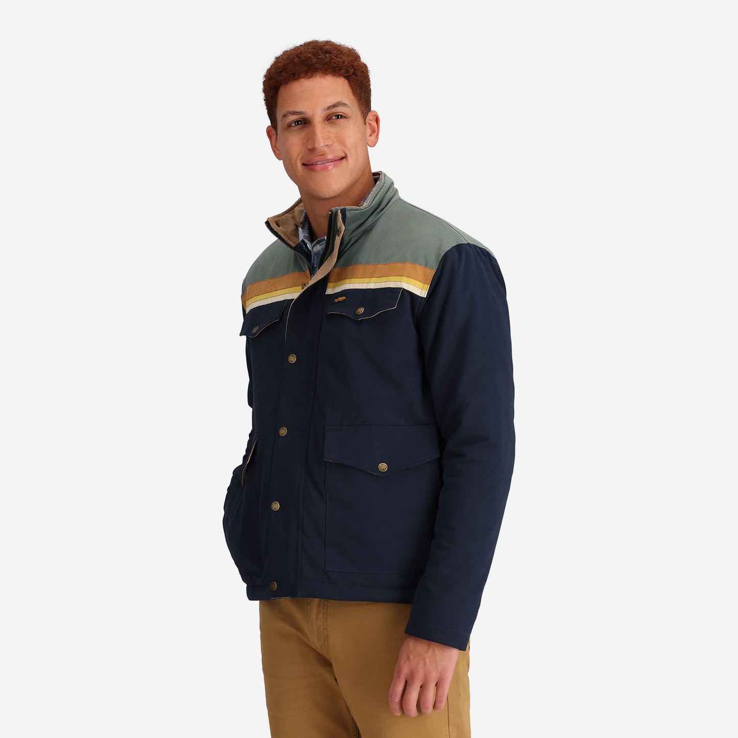 Morrison Canvas Men's Jacket - Navy