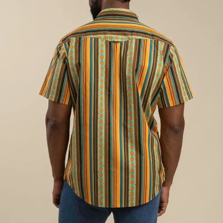 Serape Short Sleeve Men's Shirt - Harvest