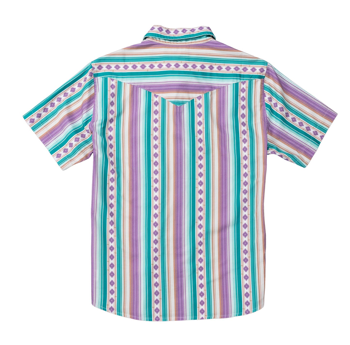Serape Short Sleeve Men's Shirt - Sedona Red