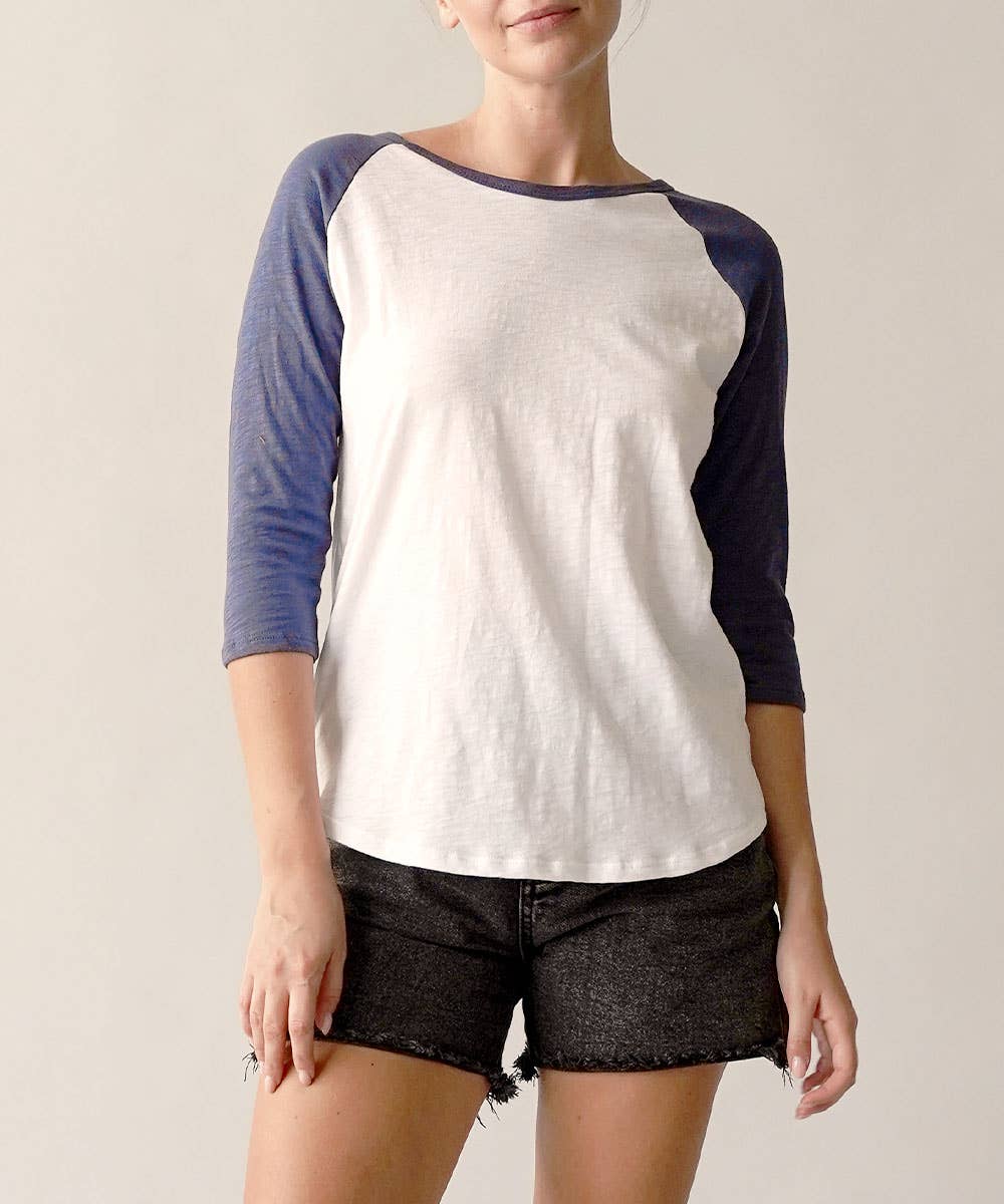Cotton Raglan Vintage Tee