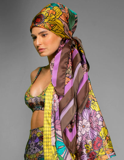 Satin Kimono Robe