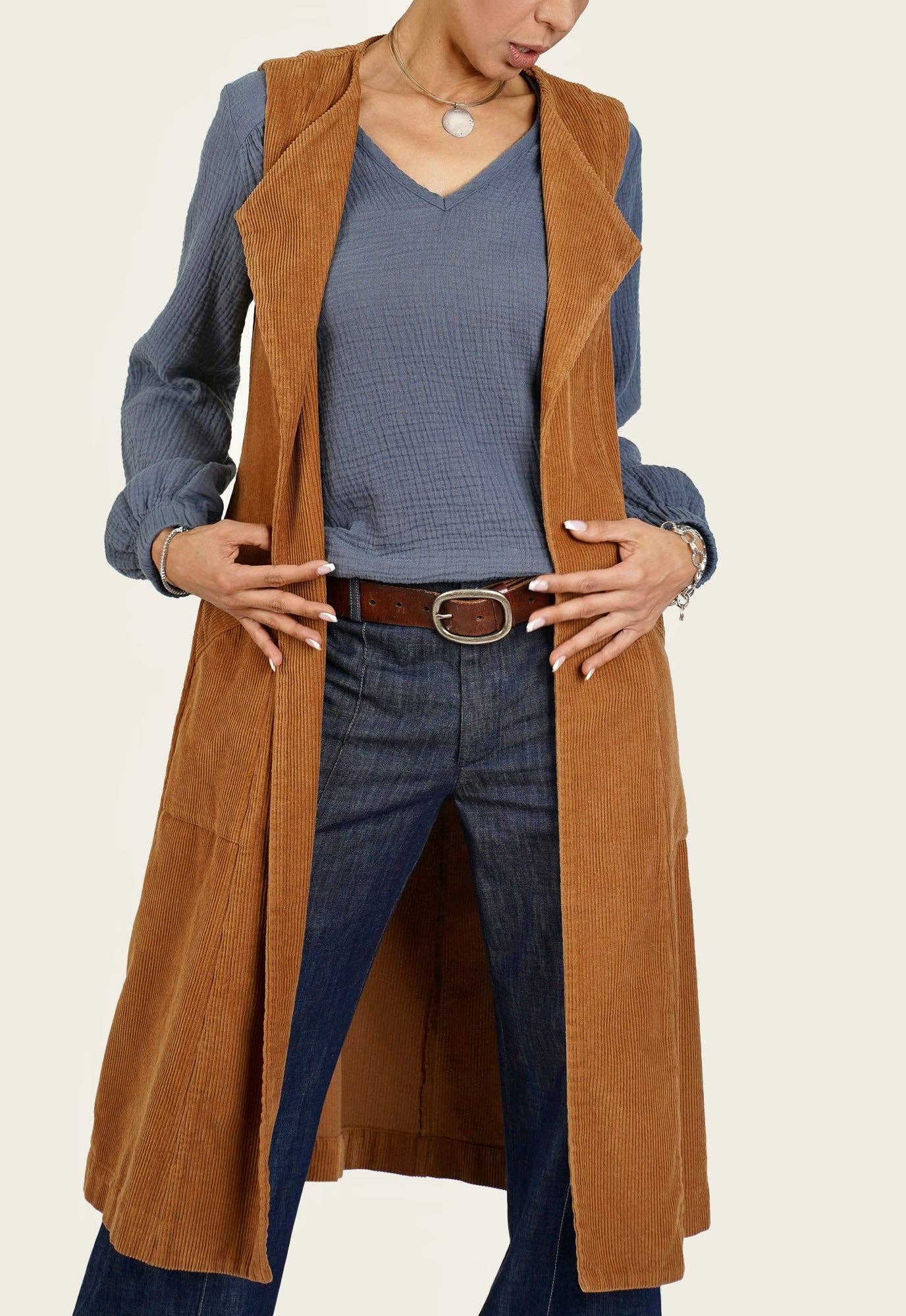 Loft Sleeveless Women's Duster