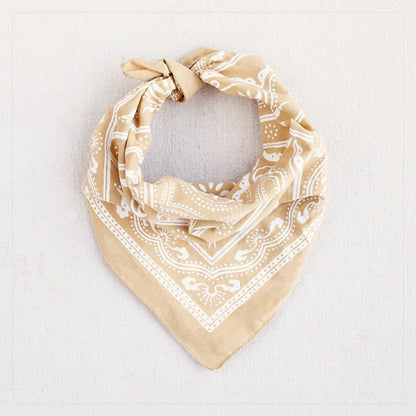 Sand Bandana Western Print