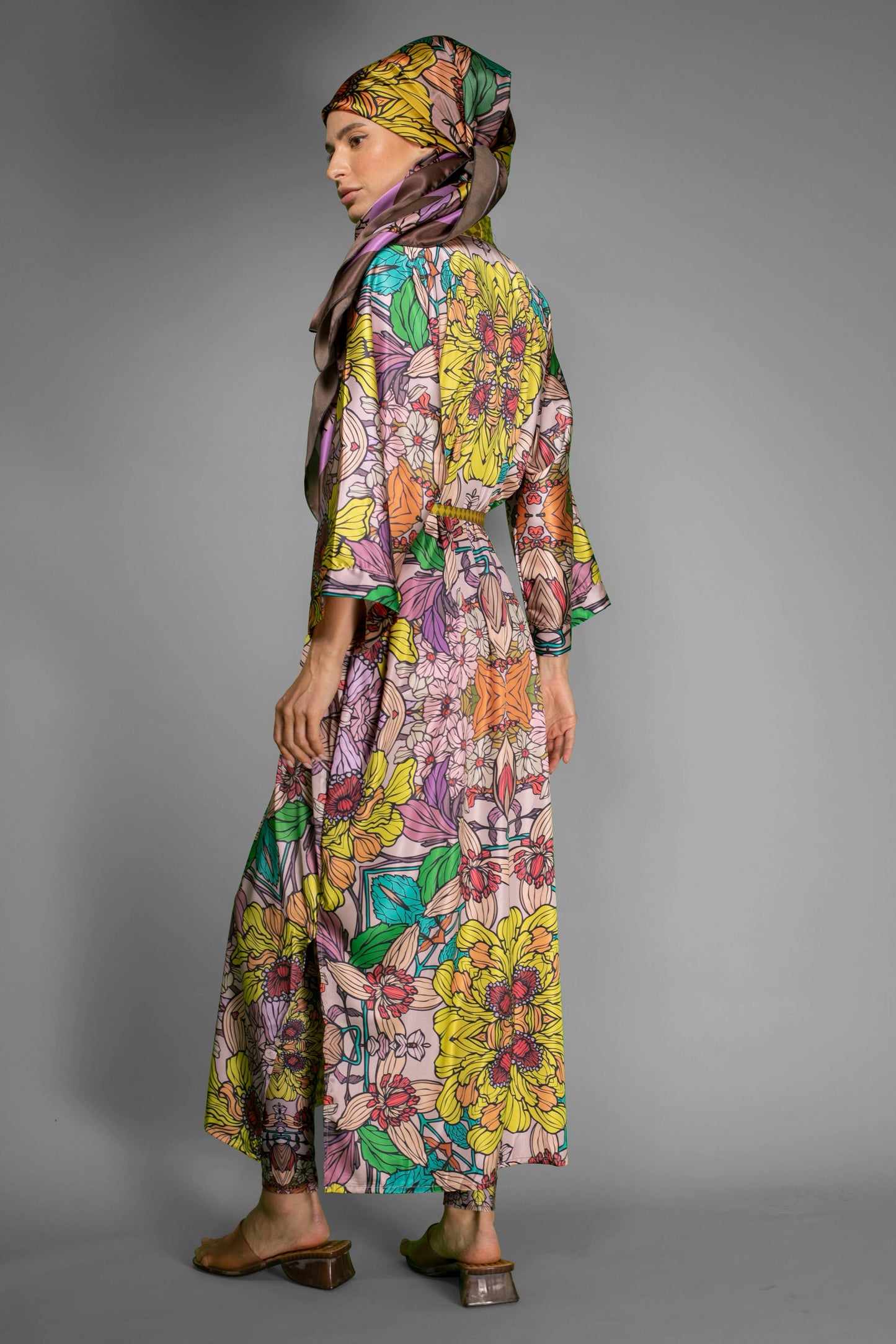 Satin Kimono Robe