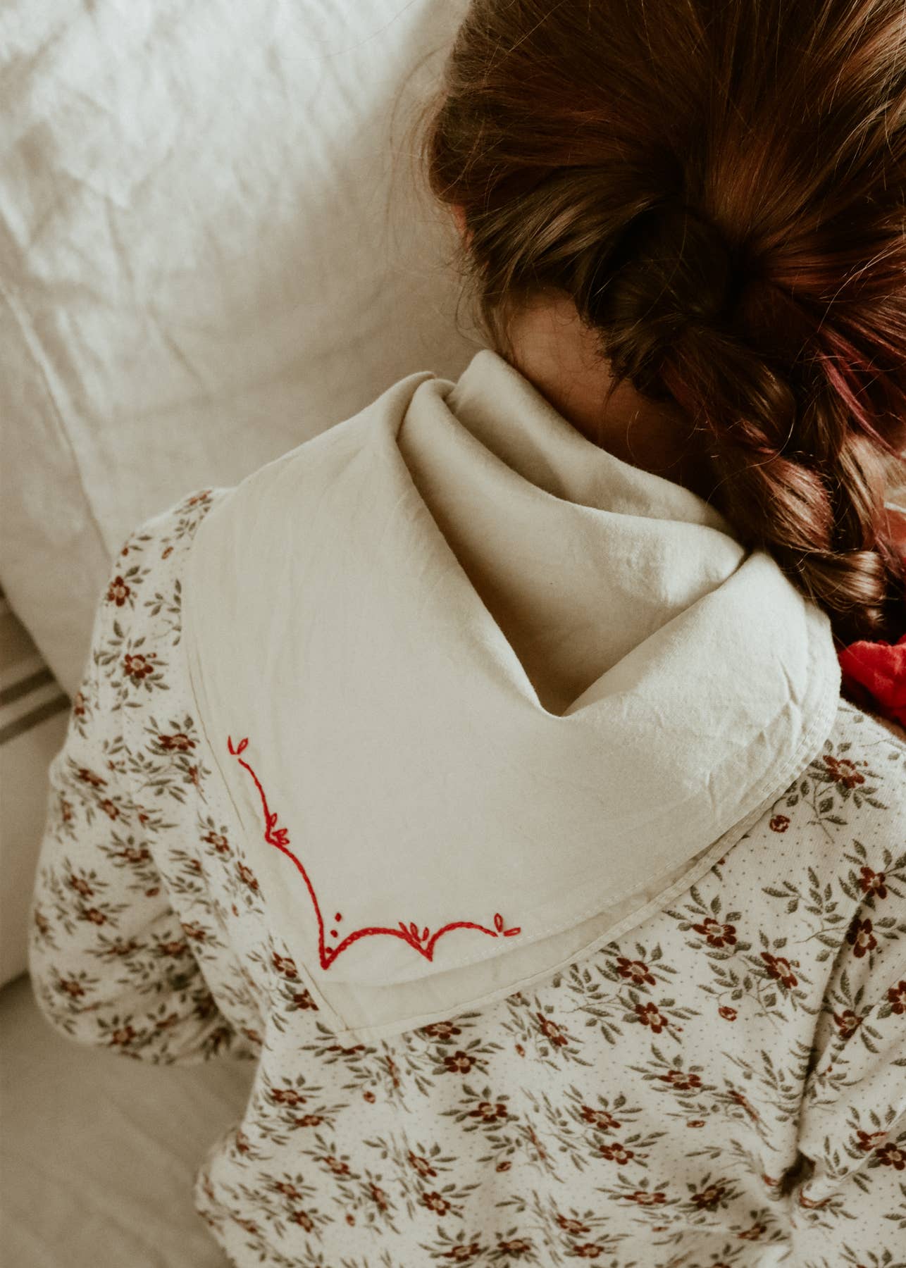 Hand Embroidered Rodeo Bandana
