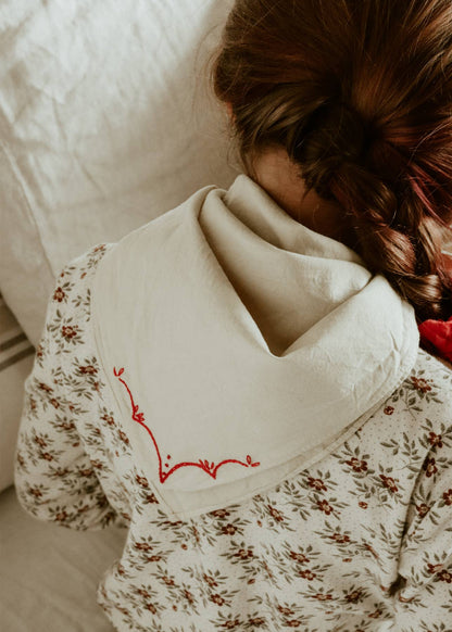 Hand Embroidered Rodeo Bandana