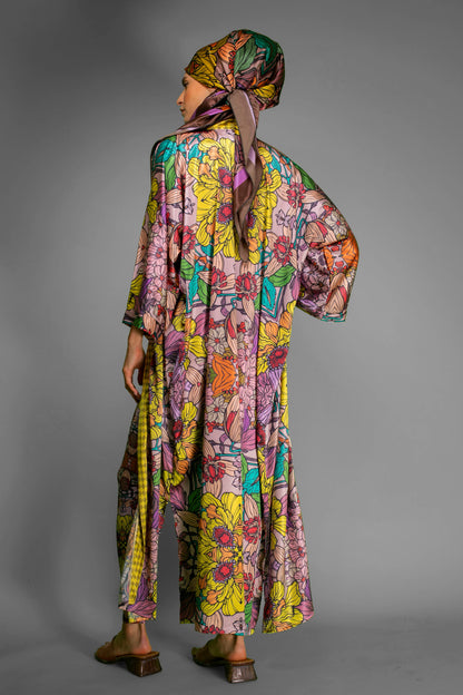 Satin Kimono Robe