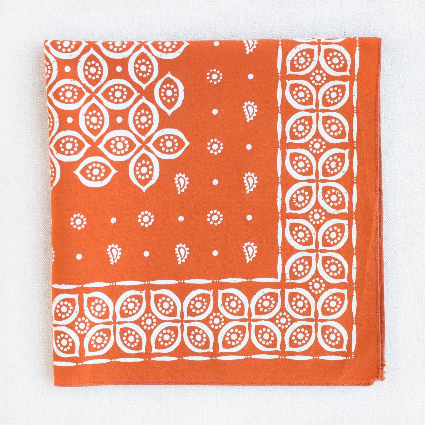 Paisley Bandana Marmalade Orange