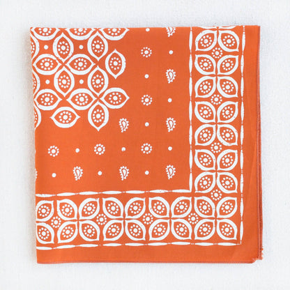 Paisley Bandana Marmalade Orange