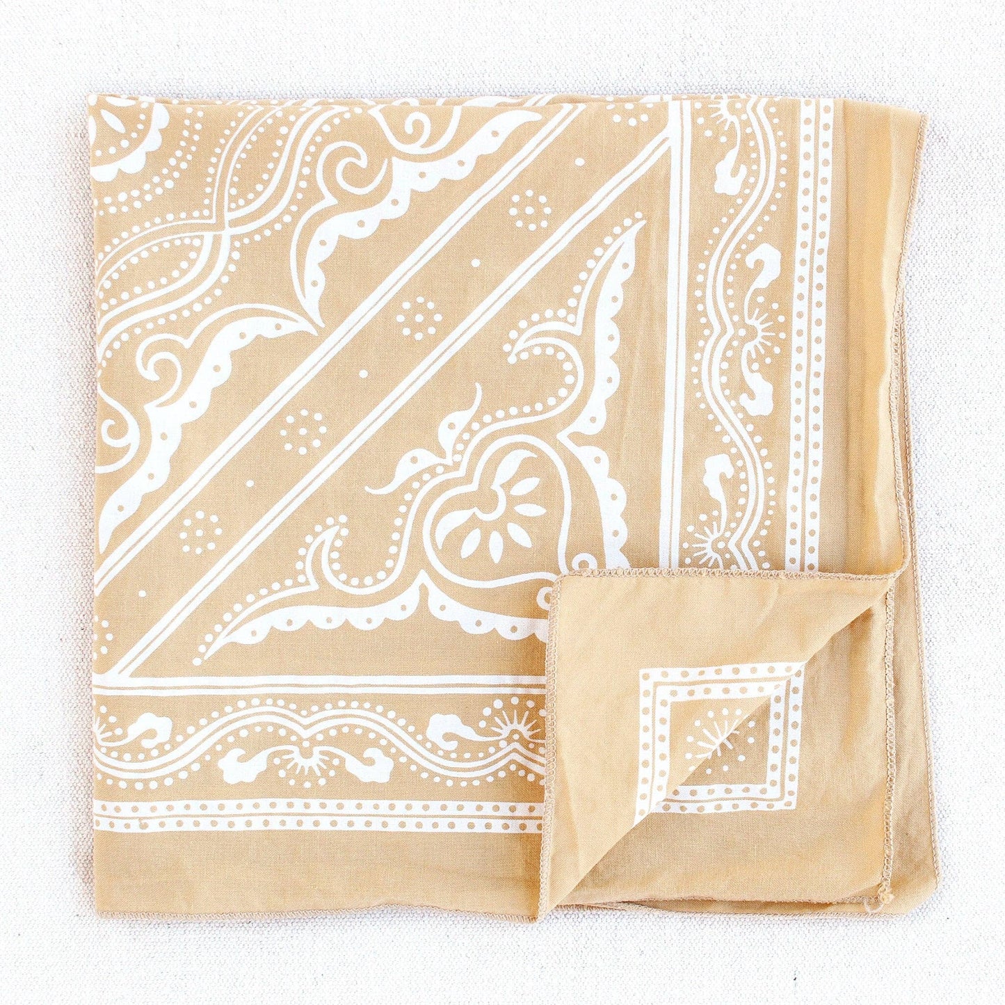 Sand Bandana Western Print