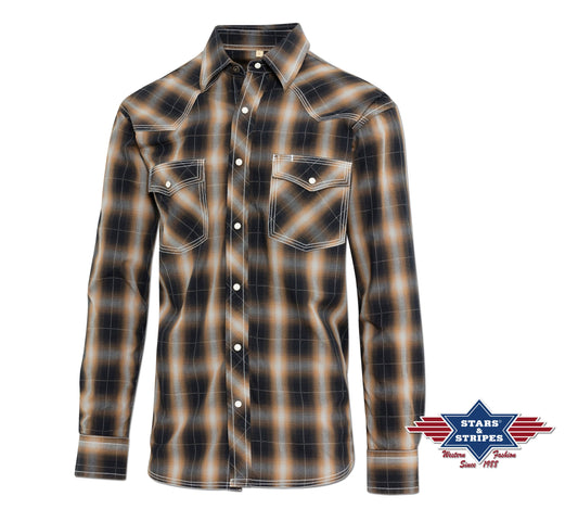 Western Checkered Men's Shirt