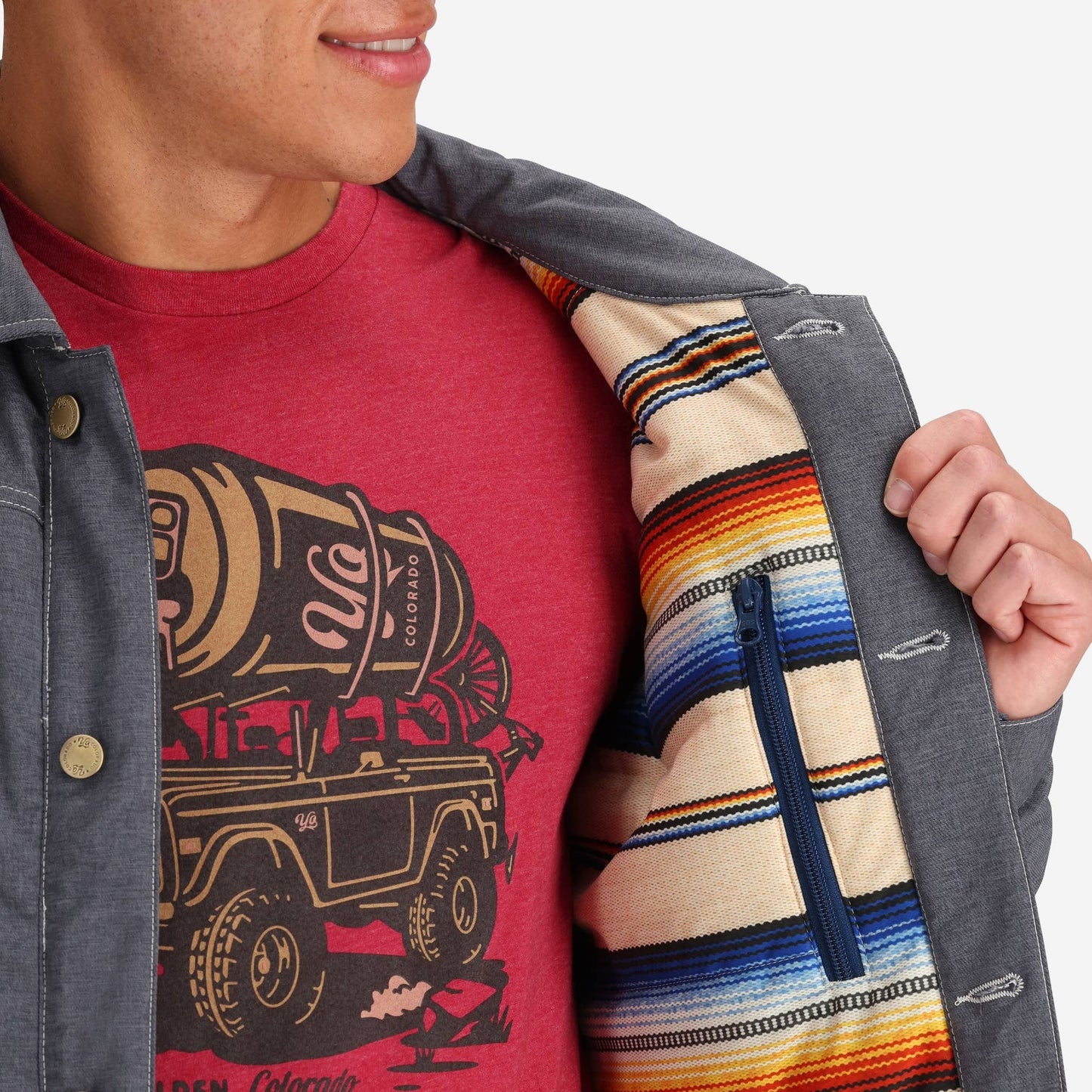 Montgomery Trucker Men's Jacket - Grey