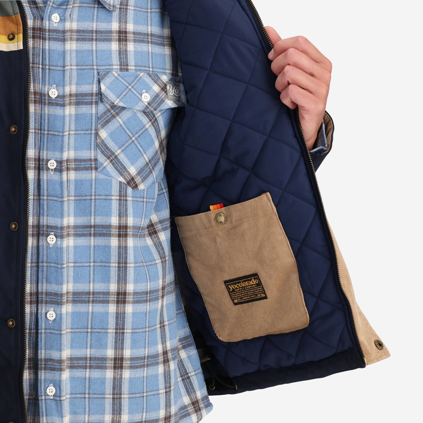 Morrison Canvas Men's Jacket - Navy