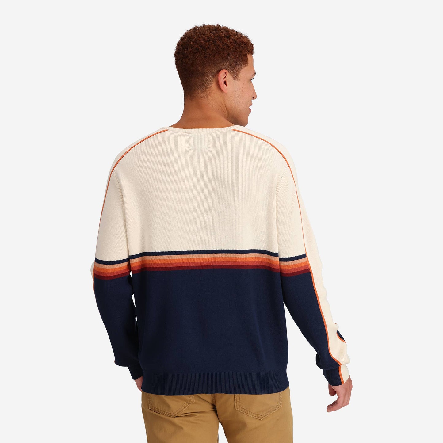 Jackson Knit Men's Sweater - Cream/Black