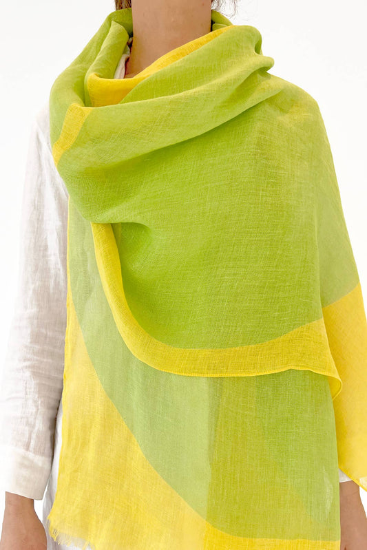Rocks Linen Scarf