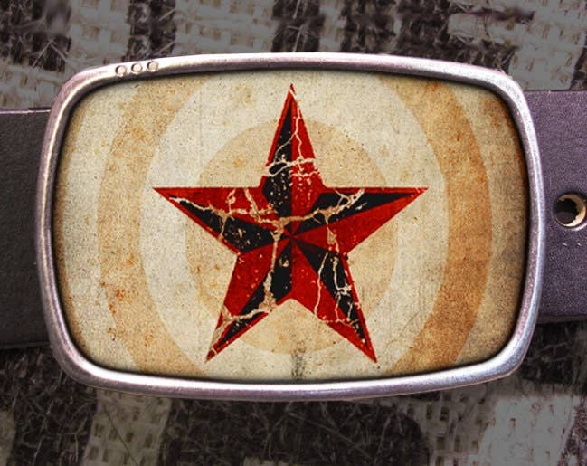 Nautical Star Belt Buckle