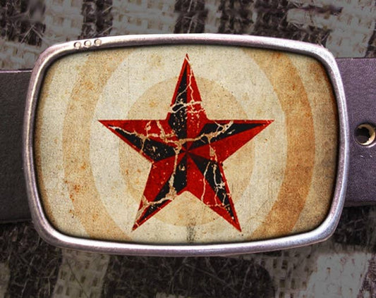Nautical Star Belt Buckle