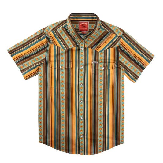 Serape Short Sleeve Men's Shirt - Harvest