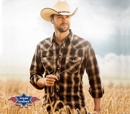 Western Checkered Men's Shirt