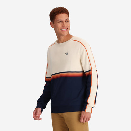 Jackson Knit Men's Sweater - Cream/Black