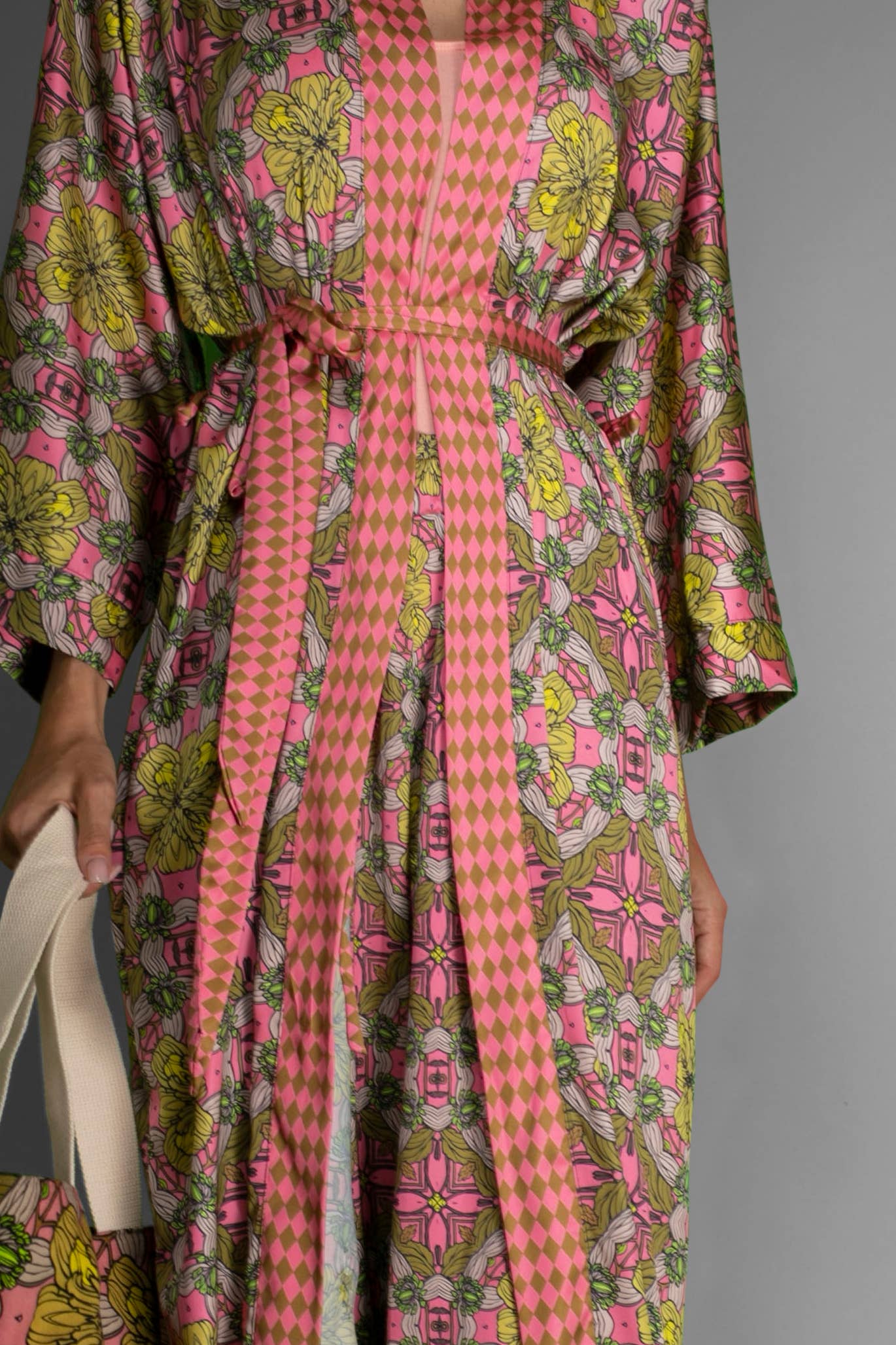 Satin Kimono Robe