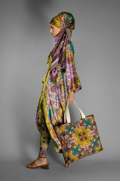 Satin Kimono Robe
