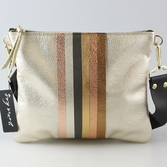 The Neutral Stripe Taylor Crossbody