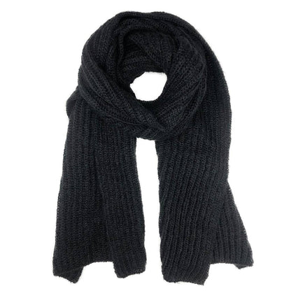 Chunky Snow Knit Alpaca Scarf