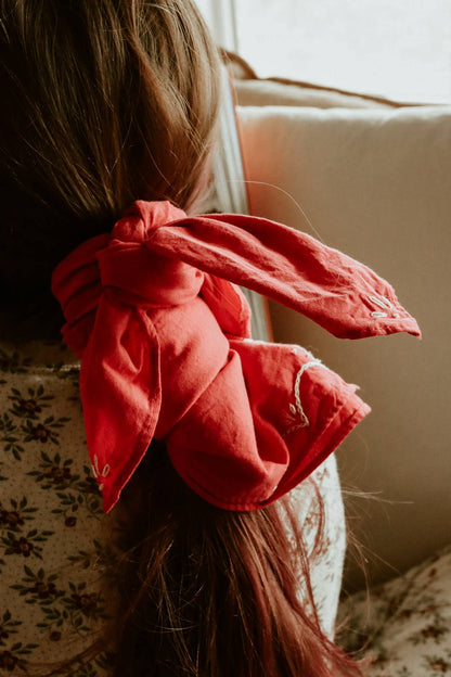 Hand Embroidered Rodeo Bandana
